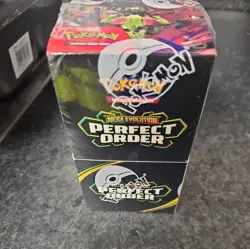 Pokemon TCG Mega Evolution Perfect Order Half Booster Box (18 packs) SEALED - Image 1