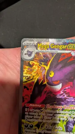 Pokemon TCG Ascended Heroes Mega Gengar EX SIR English 284/217 - Image 3