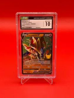Zamazenta V 018/025 Celebrations 2021 Holo CGC Gem Mint 10 Pokemon TCG - Image 1