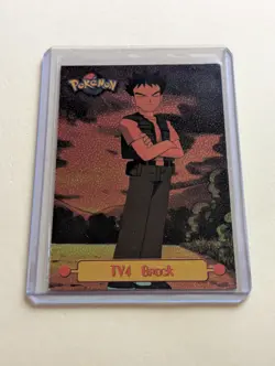 1999 Topps Pokemon TV4 Brock Foil TV Animation Edition - Image 1