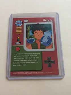 1999 Topps Pokemon TV4 Brock Foil TV Animation Edition - Image 2