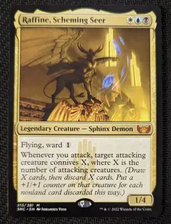 MTG Raffine, Scheming Seer Streets of New Capenna MYTHIC NM/M Pack Fresh - Image 1