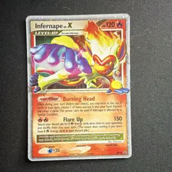 Pokemon Infernape LV.X Diamond & Pearl Rare Level Up Holo Fire DP10 2007 - Image 2