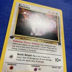 Pokemon TCG Team Rocket Rattata 66/82 1st Edition WOTC - gem Mint - Image 2