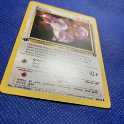 Pokemon TCG Team Rocket Rattata 66/82 1st Edition WOTC - gem Mint - Image 3