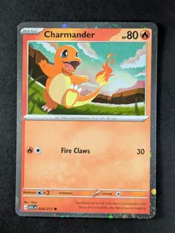 2026 Pokemon CHARMANDER #020/217 Ascended Heroes Cosmos Holo Common English - Image 1