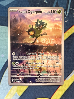 (T) Teal Mask Ogerpon 123 Holo Promo Scarlet & Violet Promo Pokemon Near Mint - Image 1