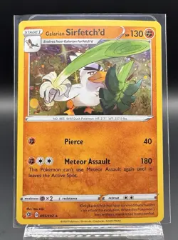 Galarian Sirfetch'd 095/192 Rebel Clash Cosmos Holo Promo Pokemon TCG NM - Image 1