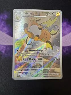 Raichu 211/193 Illustration Rare Pokemon TCG SV02: Paldea Evolved NM - Image 1
