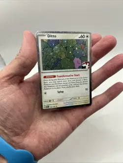 Ditto 132/165 Cosmos Holo Prize Pack Stamped Series 6 Pokemon TCG 151 Mew - Image 5