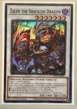 Zalen the Shackled Dragon BPRO-EN042 Burst Protocol Yugioh NM 1st Edition - Image 1