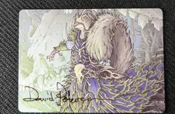 MTG Camellia, the Seedmiser (47/54) Gold-Stamped Art Card Bloomburrow NM/M - Image 1