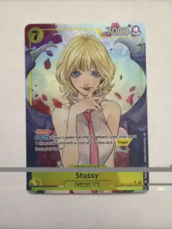 Stussy OP13-110 SR Alternative Art Carrying On His Will One Piece TCG - Image 1