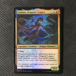 MTG Lozhan, Dragon's Legacy FOIL Commander Legends: Baldur's Gate NM/M - Image 1