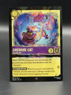 Disney Lorcana: Whispers in the Well ~ Cheshire Cat - Inexplicable FOIL - Image 1
