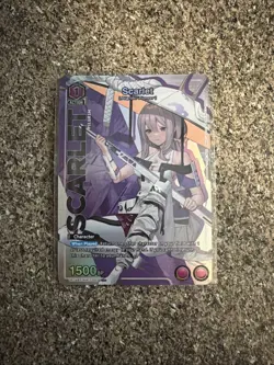 Scarlet 051 U* GODDESS OF VICTORY NIKKE Union Arena English Card - Image 1