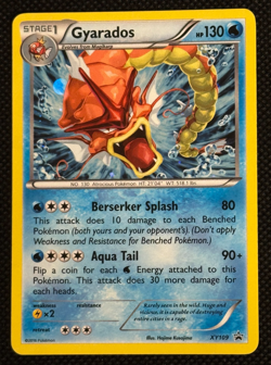 2016 Gyarados XY109 Black Star Promo Pokemon Card Cosmo Holo Rare Shiny NM - Image 1