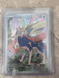 Zacian 100/094 Me02: Phantasmal Flames Holo RAW Card ON HAND - Image 1