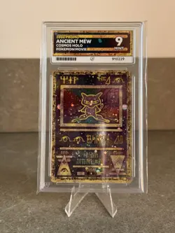 Ancient Mew 2000 Pokemon Movie Promo Cosmos Holo ACE 9 Graded Card - Image 1