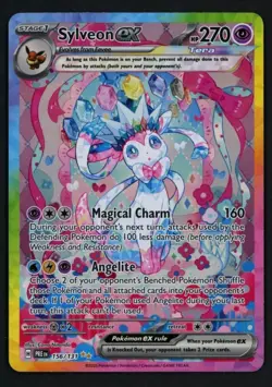 Sylveon EX Prismatic Evolution Holo Card 156/131 Mint Condition - Image 1