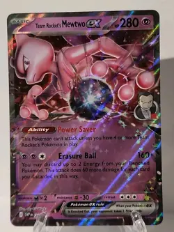 Team Rocket's Mewtwo ex 205 Sv: Scarlet & Violet Promo Cards Holo - Image 1