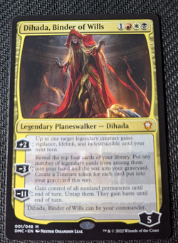 MTG Dominaria United Commander Dihada, B. of Wills MYTHIC Planeswalker NM/M - Image 1