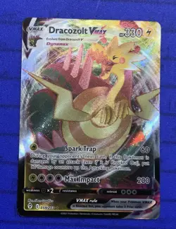 Pokemon TCG Dracozolt VMAX Evolving Skies Holo Ultra Rare Card 059/203 - Image 1