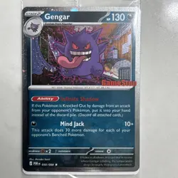 Pokemon Perfect Order Gengar GameStop Promo Card 050/088 Cosmo Holo Pokemon TCG - Image 1