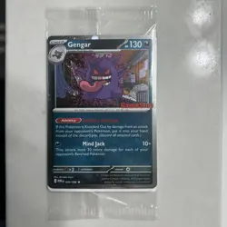 Pokemon Perfect Order Gengar GameStop Promo Card 050/088 Cosmo Holo Pokemon TCG - Image 2