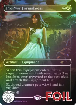 Pre-War Formalwear - Secret Lair Fallout - 2450 - NM Foil - Image 1