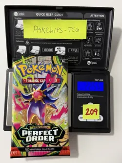 (HEAVY)🔥 22.55g Pokemon TCG Perfect Order Booster Pack Factory Sealed✅ - Image 1
