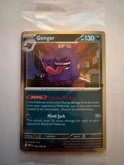 Gengar #050/088 - EB Games Promo - English SEALED Pokemon TCG Promo Card - Image 1