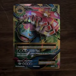 Pokemon TCG Mega-Venusaur-EX Evolutions 100/108 Holo Full Art - Image 1