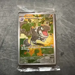 Pokemon Stamped Pokemon Center Tyrunt 070 Perfect Order Black Star Promo Sealed - Image 1
