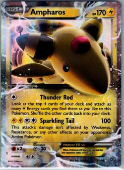 Ampharos EX 27/98 XY - Ancient Origins - Pokemon Card - NM - Image 1