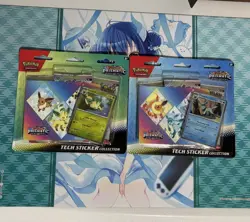 (2) Pokemon TCG Prismatic Evolutions Tech Sticker Collection Sealed X2 Lot - Image 1
