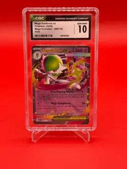 Mega Gardevoir ex 060/132 Me01: Mega Evolution Holo CGC Gem Mint 10 Pokemon TCG - Image 1