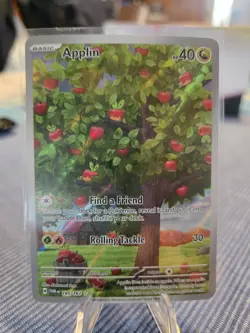 Applin 185/167 - Twilight Masquerade - Pokemon TCG - Illustration Rare - NM - Image 1