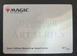 MTG Squee, Dubious Monarch Showcase Art Card Gold-Stamped Signature NM/M PF - Image 2