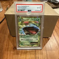 POKEMON 2016 XY Evolutions VENUSAUR EX #1 PSA 6 RARE - Image 1