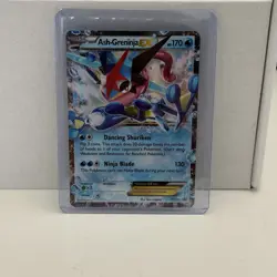 Pokemon Ash-Greninja EX XY133 XY Promo Holo Basic 170 HP Ninja Blade - Image 1