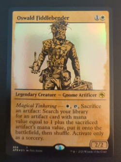 MTG Oswald Fiddlebender AFR Showcase FOIL M/NM Pack Fresh - Image 1