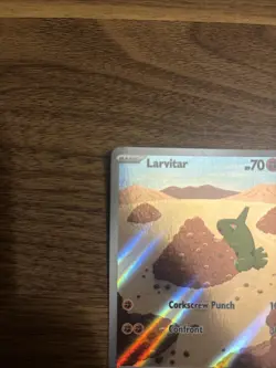 Pokemon TCG - Larvitar - 203/197 Obsidian Flames - Illustration Rare Full Art - Image 5