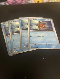 4x Staryu - 020/088 - ME03: Perfect Order (ME03) Pokemon Playset x4 - Image 1