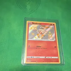 Pokemon Scorbunny Shiny Holo Rare Full Art 60HP SV015/SV122 Shining Fates - Image 1