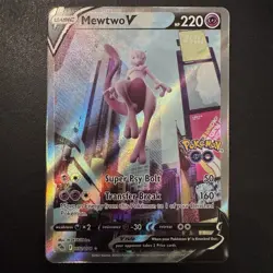 Pokemon TCG - Mewtwo V 072/078 Go - Alternate Full Art Ultra Rare - NM - Image 3