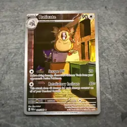 Pokemon TCG Raticate Stage 1 Holo Rare 099/088 POR Rat Type 90 HP EN 2026 - Image 1