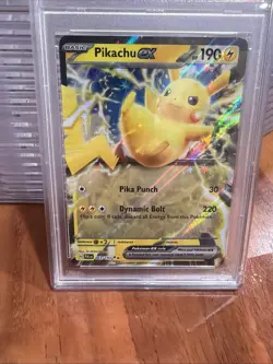 PIKACHU!! 2023 POKEMON PAL EN-PALDEA EVOLVED PIKACHU EX #063 - PSA 9 - Image 2