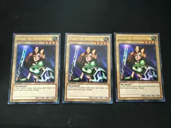 3x Yugioh Kanan The Swordmistress LCYW-EN228 Ultra Rare 1st Ed LP - Image 1