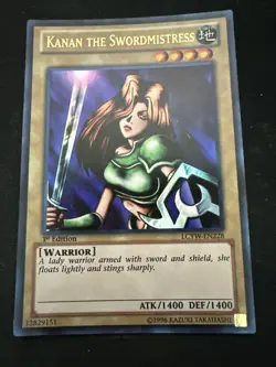 3x Yugioh Kanan The Swordmistress LCYW-EN228 Ultra Rare 1st Ed LP - Image 4